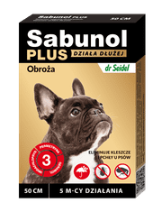 Sabunol Plus Obojek Proti Blechám A Klíšťatům Pro Psy 50cm