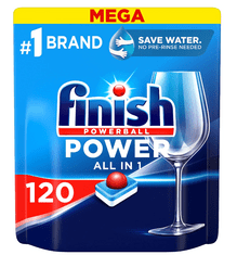 Finish Power All in 1 tablety do myčky nádobí 120 ks