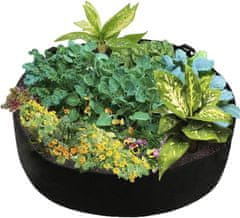 Látkový zahradní záhon pro bujný a rychlý růst rostlin, květinový záhon, robustní záhon z odolného vzdušného plátna, ideální pro brambory, květiny a všechny druhy zeleniny, GardenGrowBag