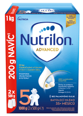Nutrilon 5 Advanced batolecí mléko 6x 1 kg, 35+