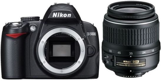 Nikon D3000 + 18-55 AF-S DX II