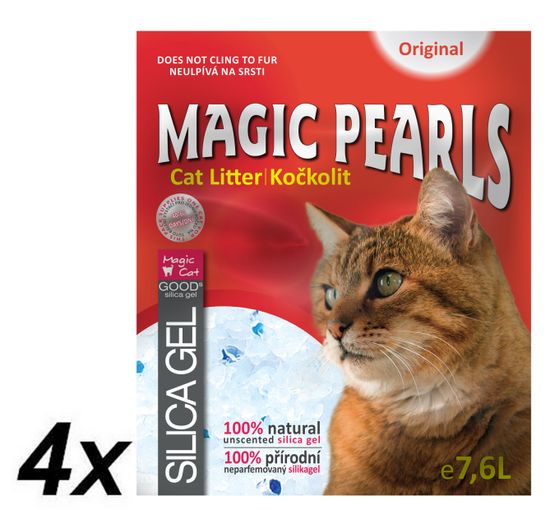 Magic kočkolit Magic Pearl Original 4 x 7,6 L