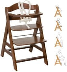 Židlička Alpha+ 2020 dřevěná, Walnut
