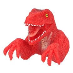 Dino World Prstová loutka ASST, Červený, T-Rex