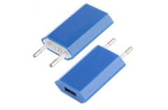 CoolCeny Univerzální USB Adaptér - nabíječka 5V / 1A - Modrá