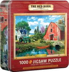 EuroGraphics Puzzle v plechové krabičce Červená stodola 1000 dílků