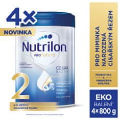Nutrilon Profutura CESARBIOTIK 2 kojenecké mléko 4x800 g