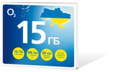 O2 Předplacená karta GO UKRAJINA 15 GB
