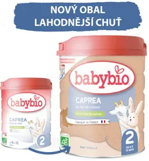 Babybio Caprea 2 pokračovací kozí kojenecké bio mléko 800 g